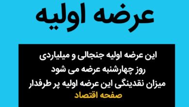 این عرضه اولیه جنجالی و میلیاردی روز چهارشنبه عرضه می شود + میزان نقدینگی این عرضه اولیه پر طرفدار