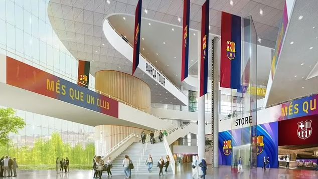 تصاویری باورنکردنی که ورزشگاه نیوکمپ را پس از بازسازی 1.5 میلیارد دلاری نشان می دهد