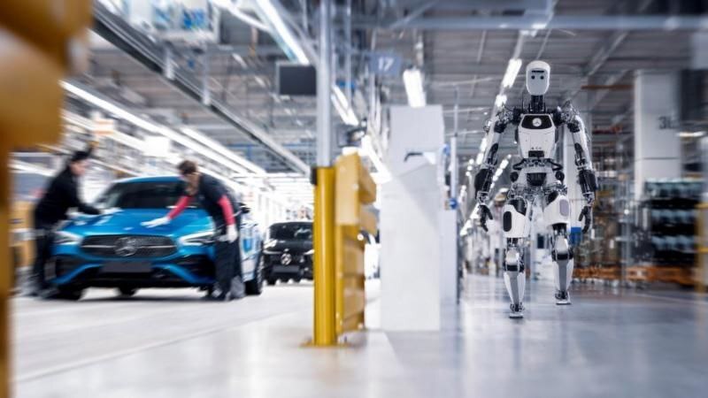 دنیای خودرو؛  استخدام ربات های انسان نما در کارخانه بنز