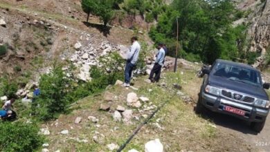 انشعاب غیرمجاز از چشمه لاکه در شهرستان رودبار قطع شد