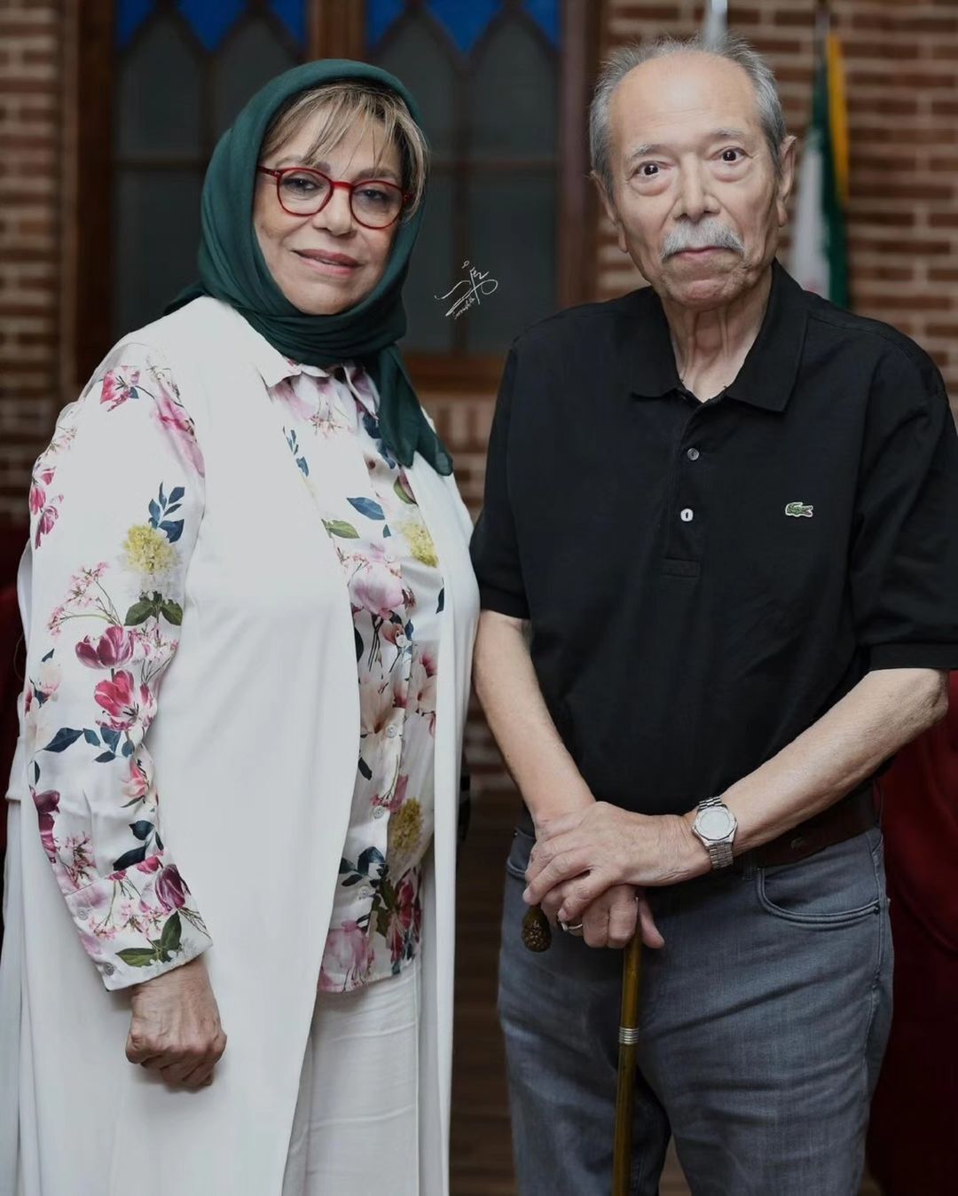 2 پیشکسوت محبوب سینما و تلویزیون در یک قاب 2 پیشکسوت محبوب سینما و تلویزیون در یک قاب