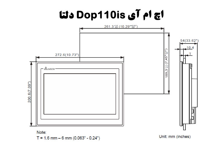 HMI Dop110is Delta