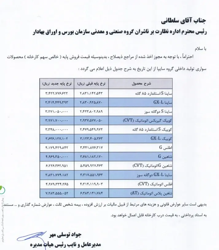 قیمت خودرو