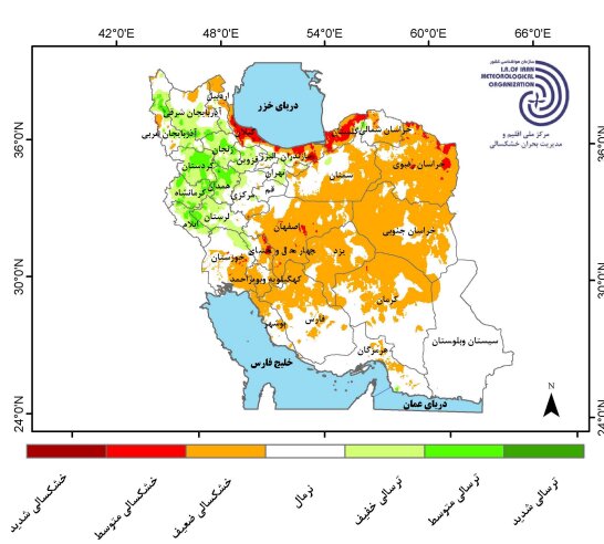 خشکسالی ضعیف تا شدید در اکثر استان ها + آخرین پیش بینی بارندگی در ایران