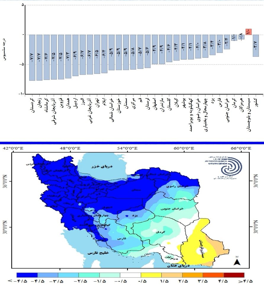 جزئیات آخرین بارش در ایران