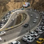 انسداد جاده چالوس به دلیل ترافیک سنگین – تجارت نیوز