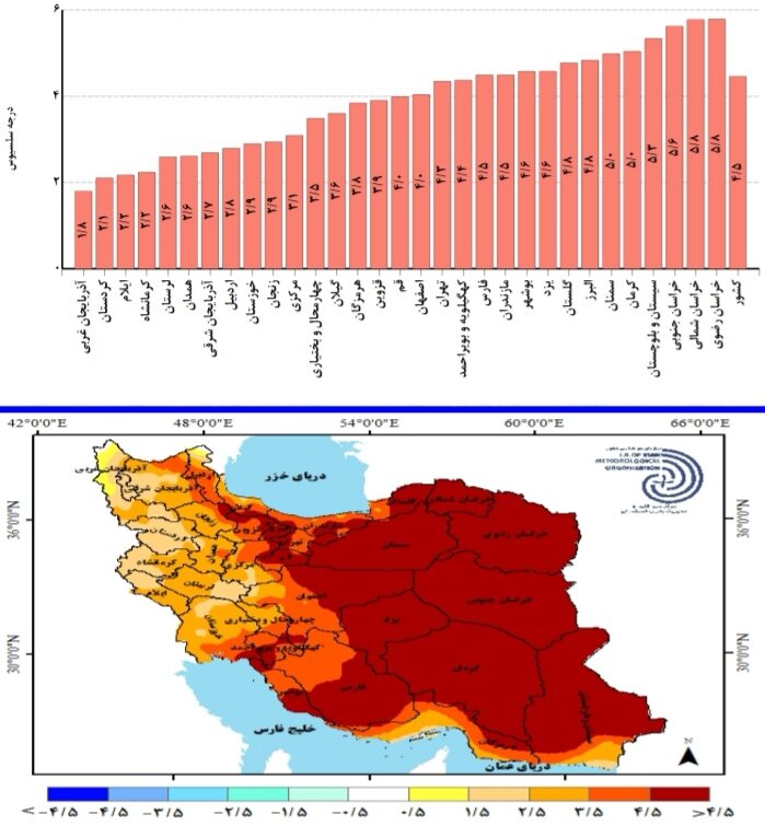 میانگین بارش باران کمتر از طولانی مدت + جزئیات جدیدترین پیش بینی ها در ایران ثبت شد