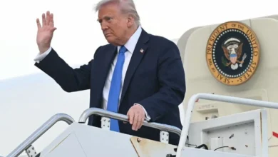 استقبال امیر قطر از ترامپ در دوحه
