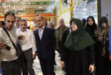 بازدید سخنگوی دولت و استاندار گیلان از واحدهای تولیدی در منطقه آزاد انزلی