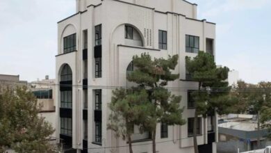 ساختمان میراث در مشهد؛ پیوند معماری ایرانی با احترام به درختان کهنسال+ تصاویر