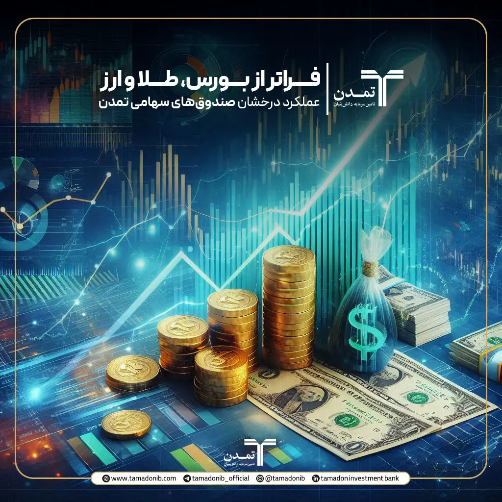 عملکرد درخشان صندوق‌های سهامی تمدن در آغاز ۱۴۰۴؛ فراتر از بورس، طلا و ارز
