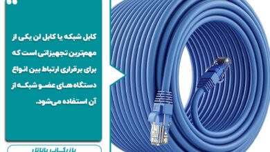 دلیل رنگ بندی کابل شبکه