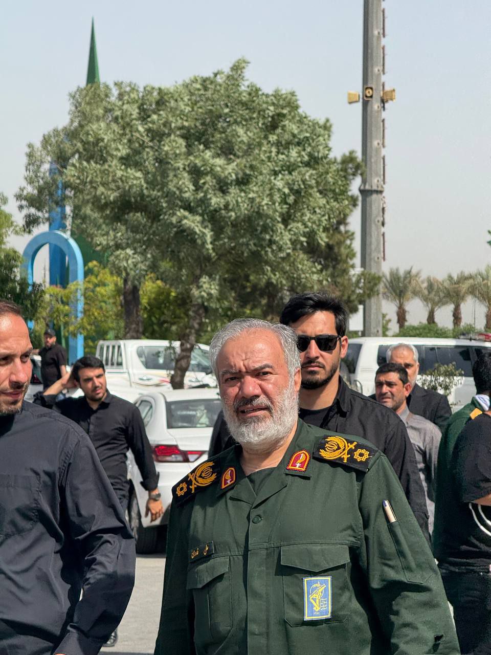 فرمانده فدوی و هوجاتولسلام حسین تائب