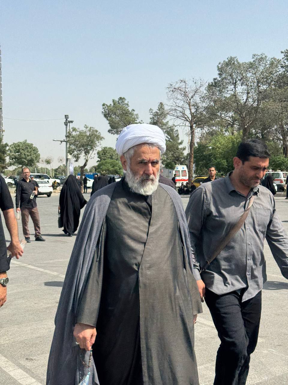 فرمانده فدوی و هوجاتولسلام حسین تائب