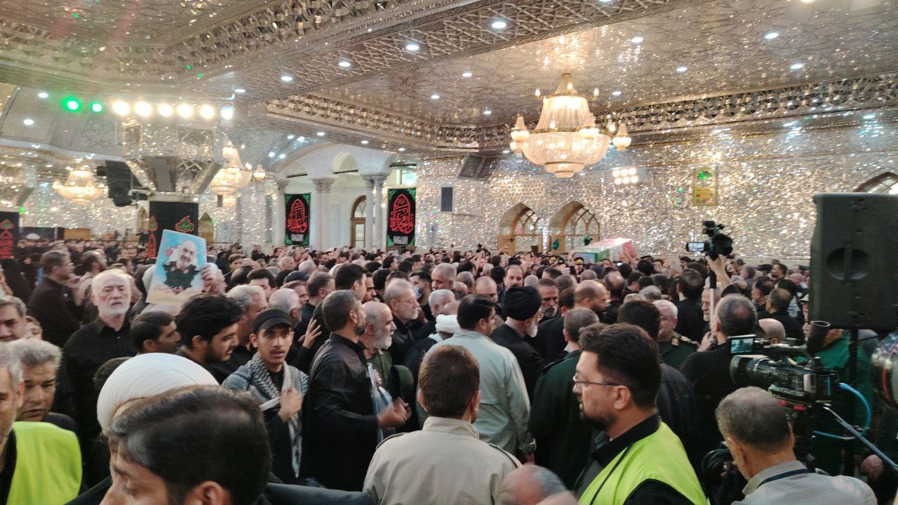 مراسم تشییع جنازه سردار سالامی