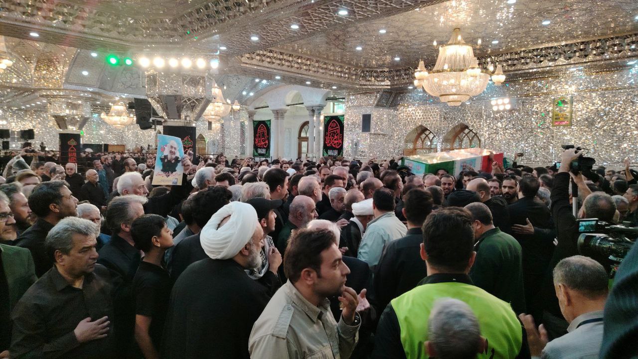 مراسم تشییع جنازه سردار سالامی