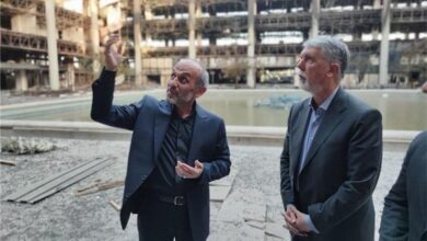 بازدید وزیر فرهنگ از ساختمان شیشه ای :: نجوا خبر