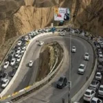 ترافیک جاده چالوس