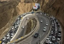 ترافیک جاده چالوس