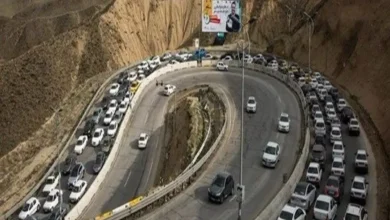 ترافیک جاده چالوس