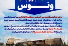 آغاز به‌كار بازار جدید ونوس در مركز نمایشگاه‌های بین‌المللی منطقه آزاد انزلی