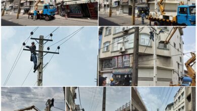 آغاز عملیات جابه‌جایی شبکه توزیع برق در محدوده میدان نیروی دریایی رشت