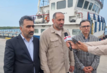 بازگشایی بندر آستارا پس از ۱۸ ماه تعطیلی | تجهیز بندر به سامانه لایروب مکانیزه