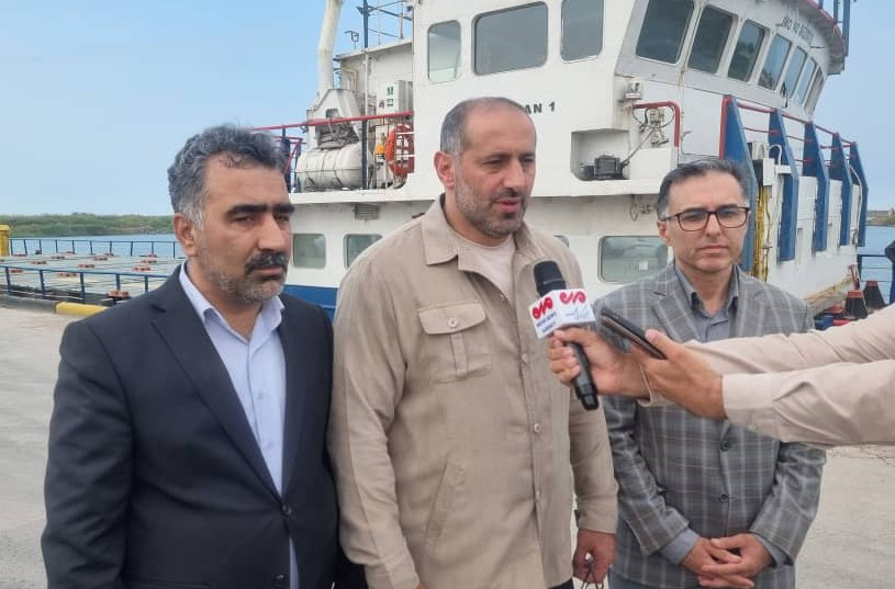 بازگشایی بندر آستارا پس از ۱۸ ماه تعطیلی | تجهیز بندر به سامانه لایروب مکانیزه