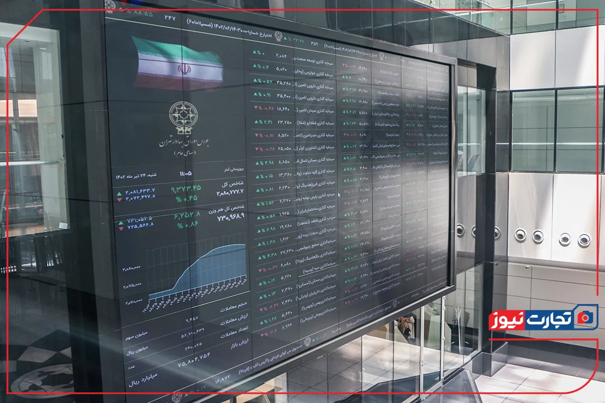 بورس در وضعیت قرمز قرمز