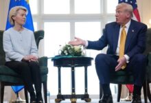 ترامپ از توافق تجاری با اروپا بعد از ماه‌ها مناقشه خبر داد