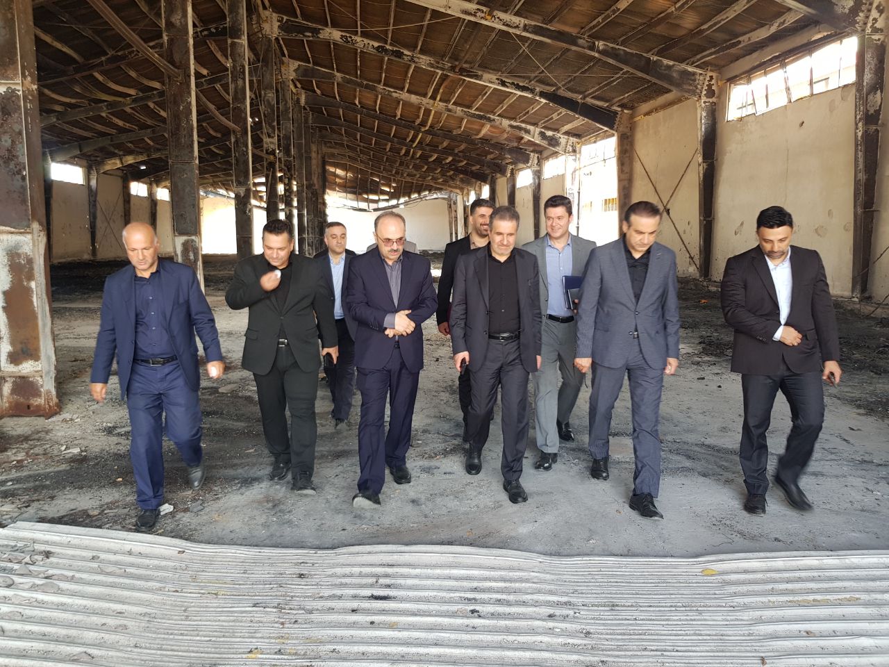بازدید معاون وزیر صمت از شهرک صنعتی سفیدرود رشت