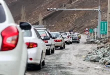 ترافیک سنگین در آزادراه تهران – شمال / رانندگان صبور باشند