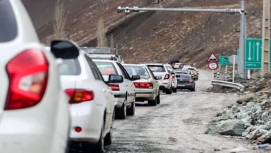 ترافیک سنگین در آزادراه تهران – شمال / رانندگان صبور باشند