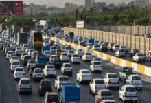 ترافیک سنگین در محور چالوس و فیروزکوه