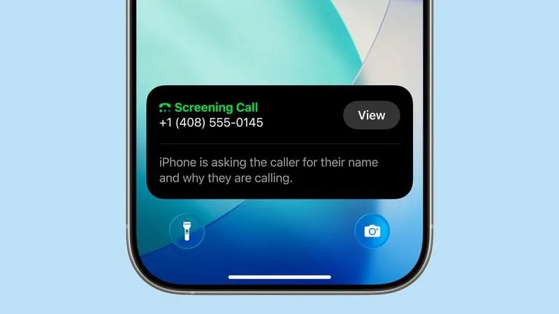 iOS 26 برنامه تلفنی -نمایش AK5033