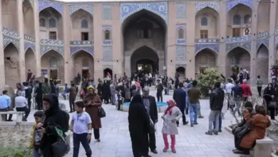 نفوذ آب به‌ کاروانسرای گنجعلی‌خان به‌دلیل فعالیت یک فالوده فروشی!