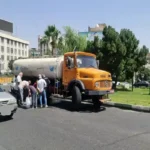 آبرسانی با تانکر در تهران
