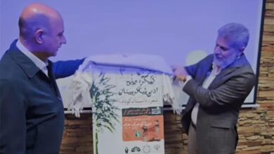 از پوستر سومین جشنواره ادبی شکرستان در اهواز رونمایی شد/ تأکید بر اولویت فرهنگ در کنار مسئولیت‌های اجتماعی صنایع