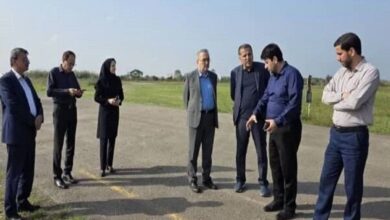 رشد بیش از ۹۰ درصدی پروژه استریپ‌سازی و زهکشی فرودگاه رشت