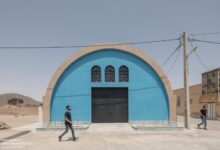 معماری خلاقانه یک آشپزخانه در روستای خلیل‌آباد + عکس