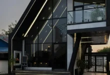 ویلا دهسر؛ معماری هندسی در آستانه اشرفیه با الهام از فرم آرکی‌تایپی+ تصاویر