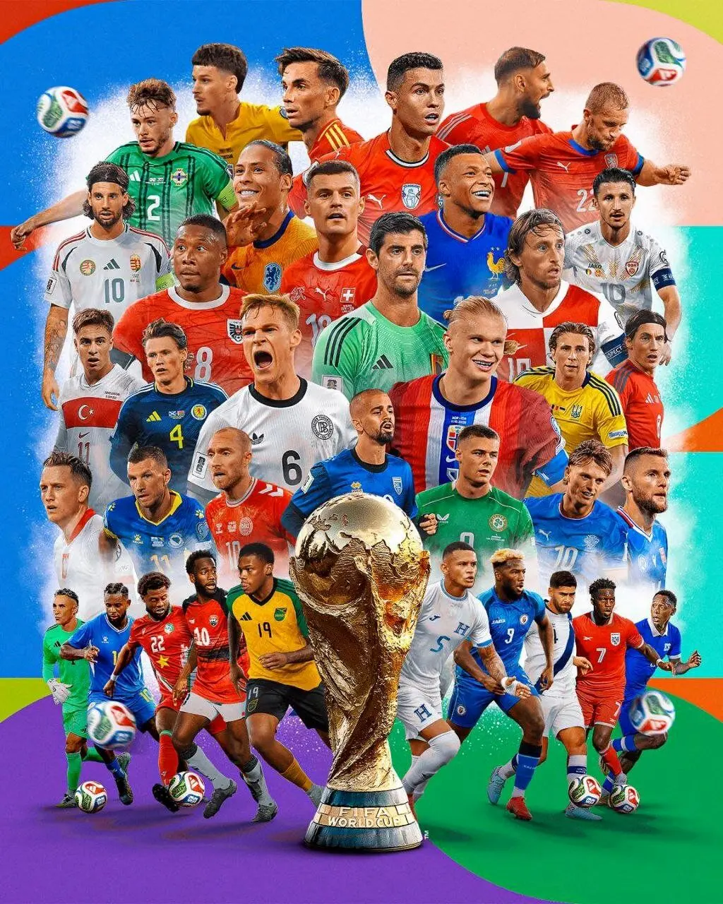 عکس بازیکن استقلال روی پوستر جام جهانی