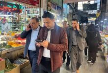 بازدید میدانی مدیران ارشد همراه اول و مخابرات استان از بازار بزرگ تبریز برای رفع مشکل آنتن‌دهی