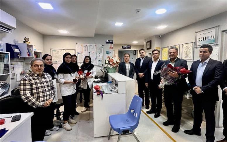 تجلیل بانک ایران زمین از کادر پرستاری بیمارستان های شیراز