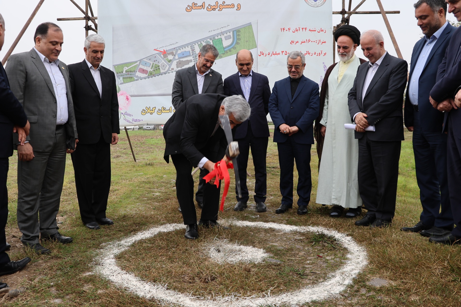 عملیات ساخت مجتمع کارگاهی و آزمایشگاهی دانشکده شهید چمران رشت آغاز شد+ تصاویر