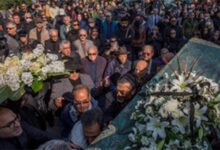 مراسم تشییع پیکر هادی مرزبان :: نجوا خبر