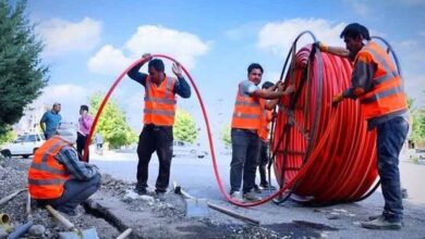 پیشرفت فیزیکی پروژه فیبرنوری در گیلان به ۶۰ درصد رسید