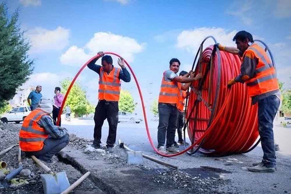 پیشرفت فیزیکی پروژه فیبرنوری در گیلان به ۶۰ درصد رسید