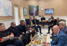 بازدید نماینده جمهوری داغستان از پایانه مرزی آستارا و ملاقات مرزی با آذربایجان با هدف تسهیل در تردد کامیون ها