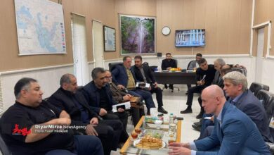 بازدید نماینده جمهوری داغستان از پایانه مرزی آستارا و ملاقات مرزی با آذربایجان با هدف تسهیل در تردد کامیون ها